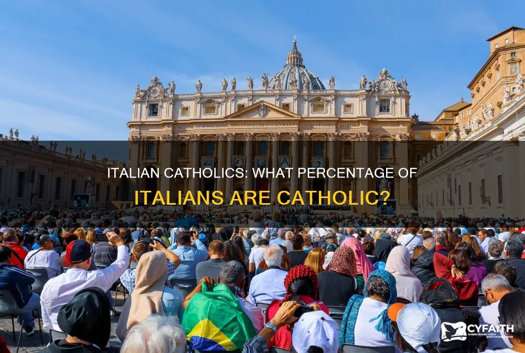 how many eprcentsage of italian are catholic