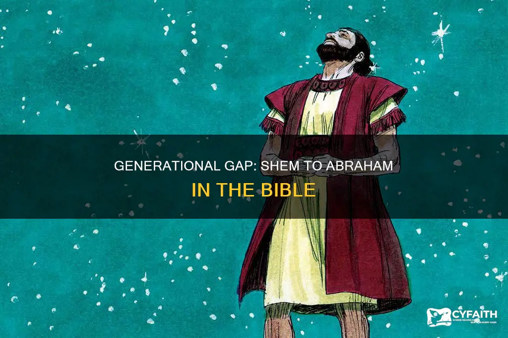 how many generations between shem and abraham catholic