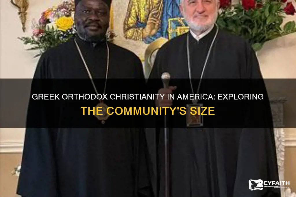 how many greek orthodox christians are in the united states