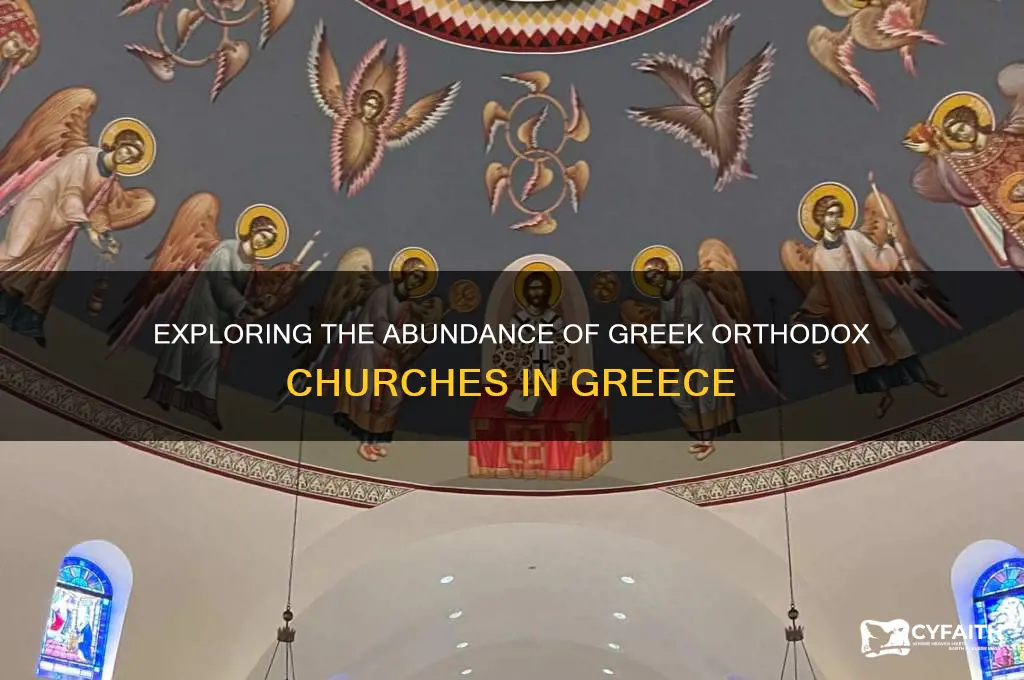how many greek orthodox churches in greece