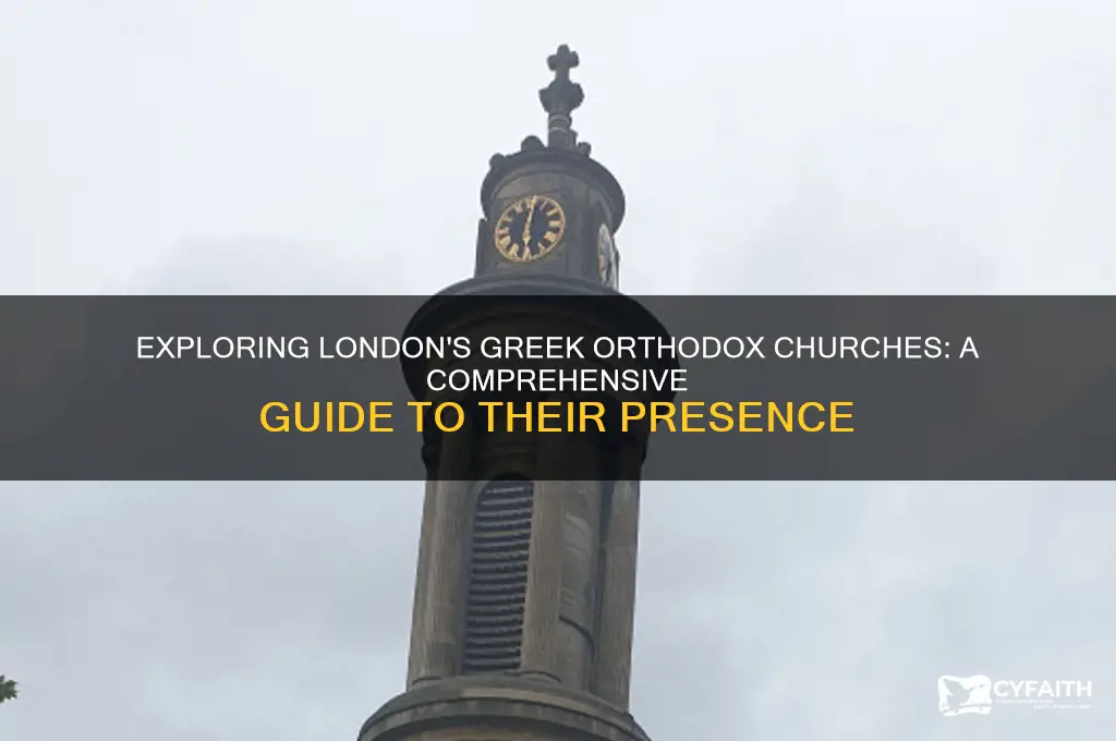 how many greek orthodox churches in london