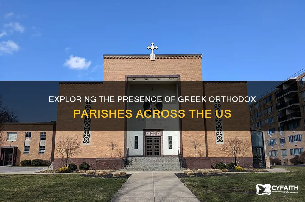 how many greek orthodox parishes in the us