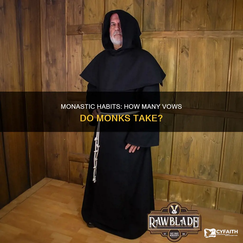 how many habits are catholic monks given