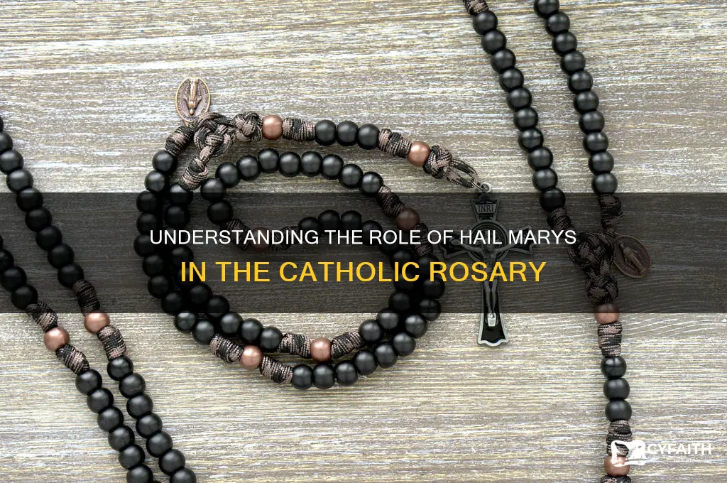 how many hail marys are in the catholic rosary