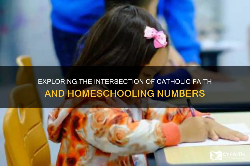 how many homeschoolersa are catholic