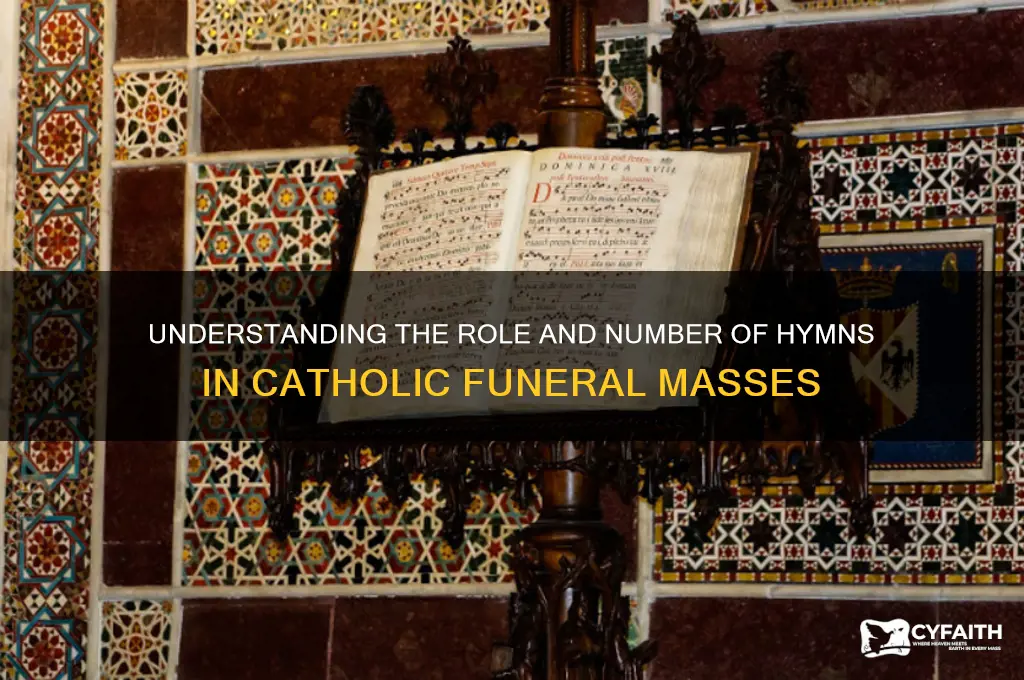 how many hymns are sung at a catholic funeral