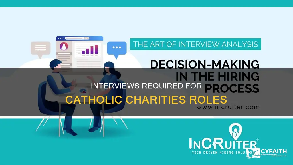how many interviews for catholic charities