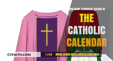 Liturgical Colors in the Catholic Calendar: How Many and When