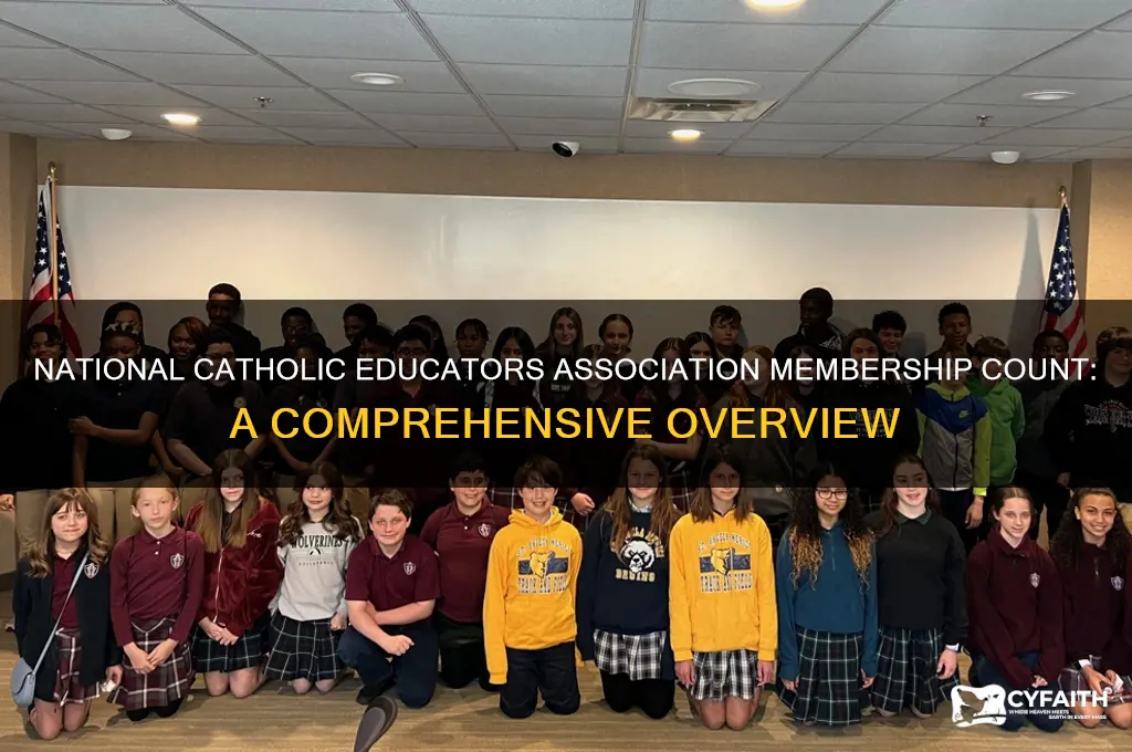 how many members are in the national catholic educators association