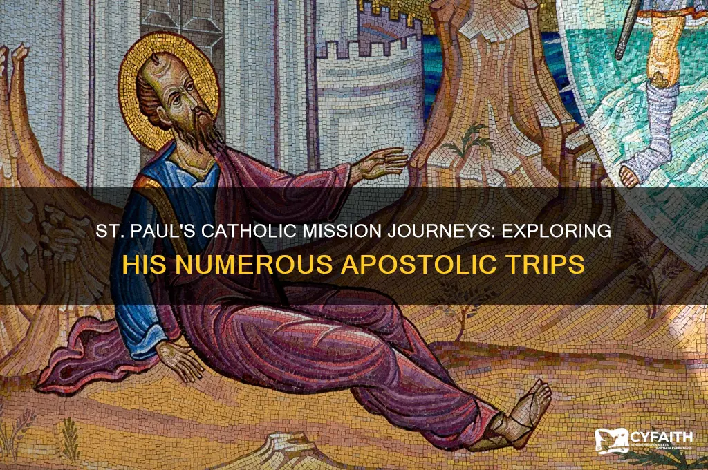 how many mission trips did st paul take catholic