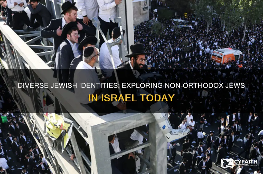 how many non orthodox jews in israel