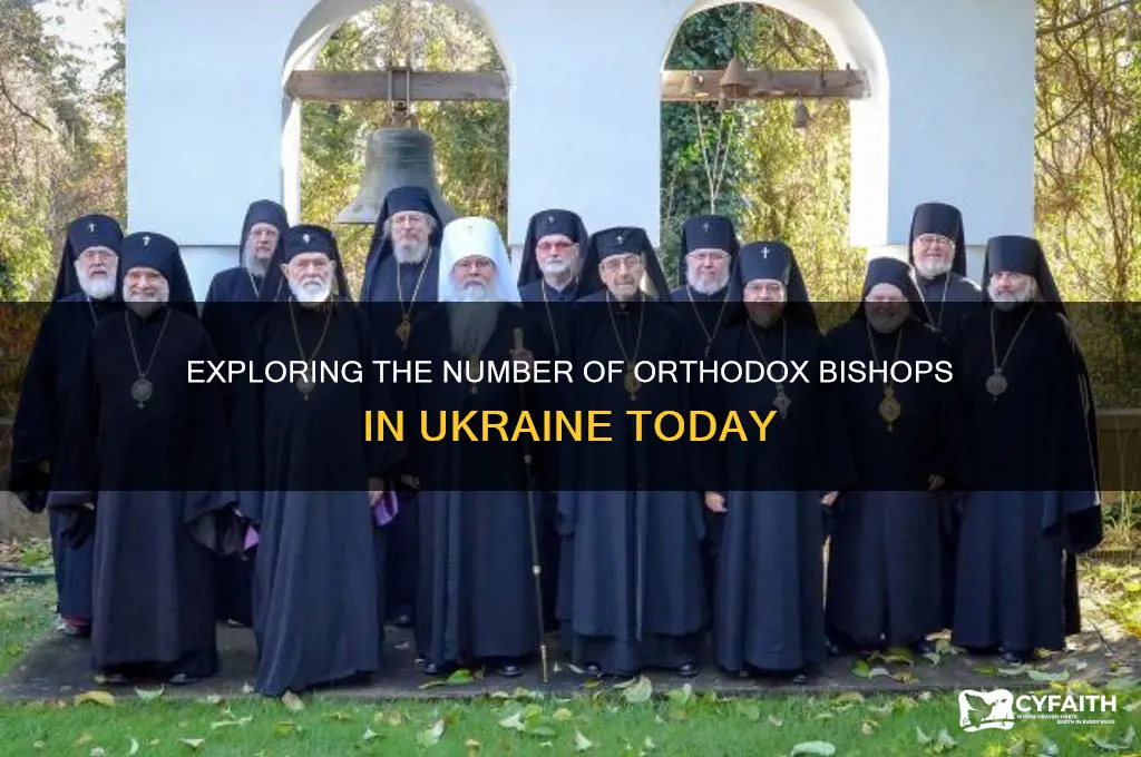 how many orthodox bishops are there in ukraine