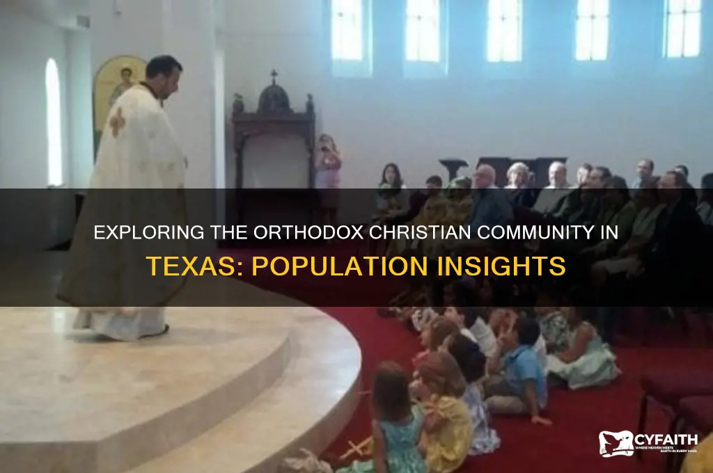 how many orthodox christians in texas
