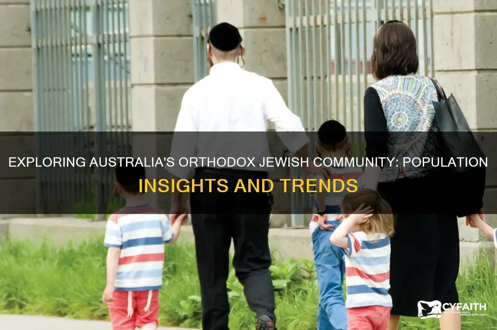 how many orthodox jews in australia