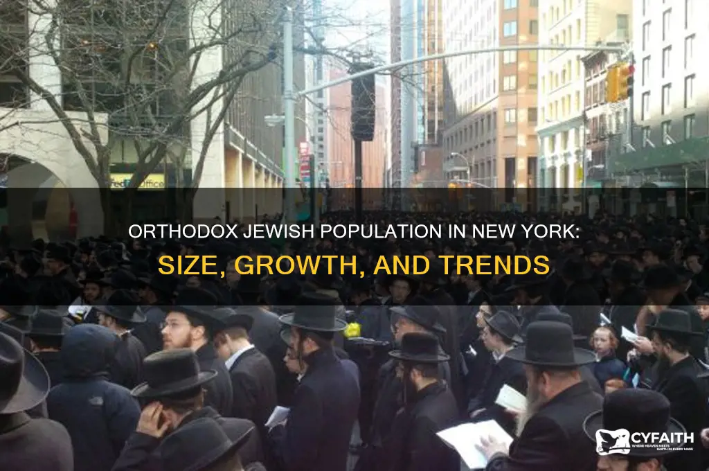 how many orthodox jews in new york