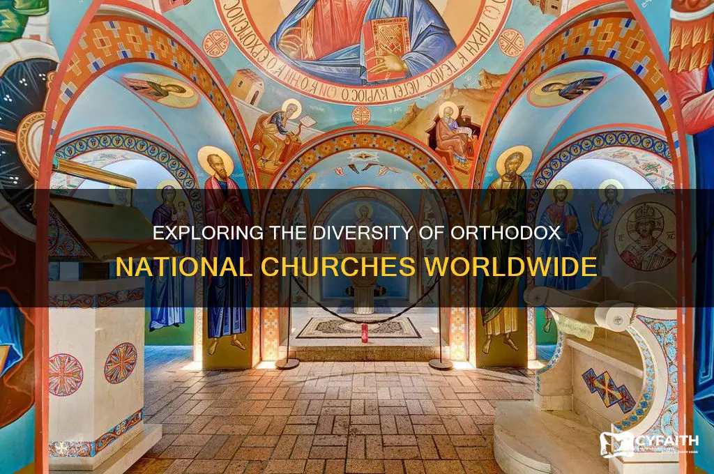 how many orthodox national churches are there