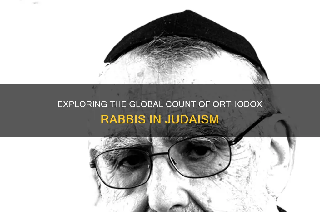 how many orthodox rabbis