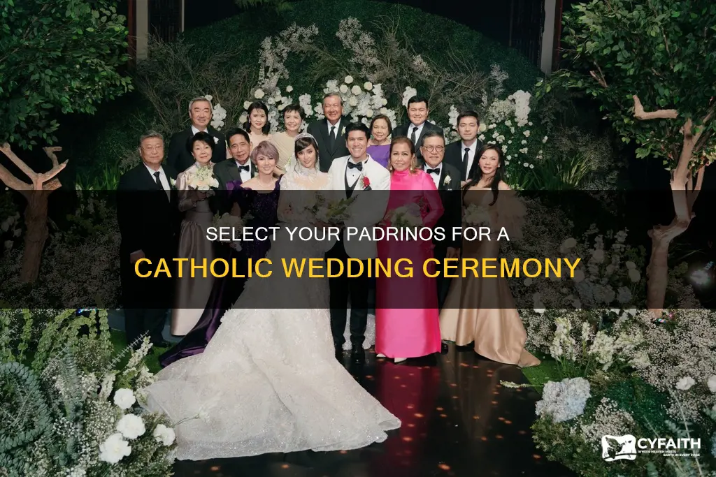 how many padrinos for a catholic wedding