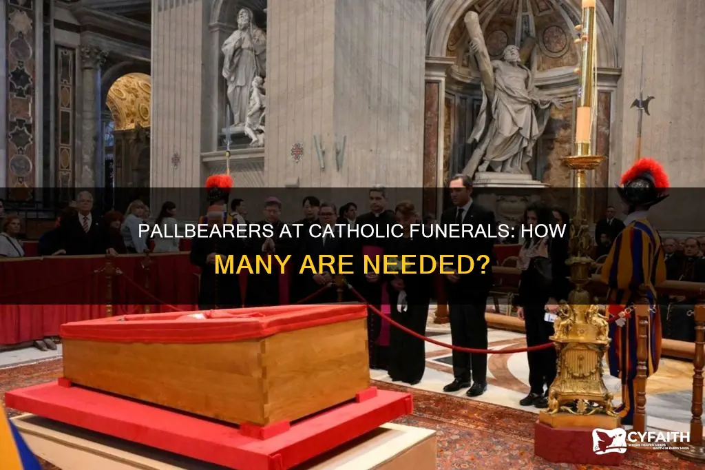 how many pallbearers at a catholic funeral