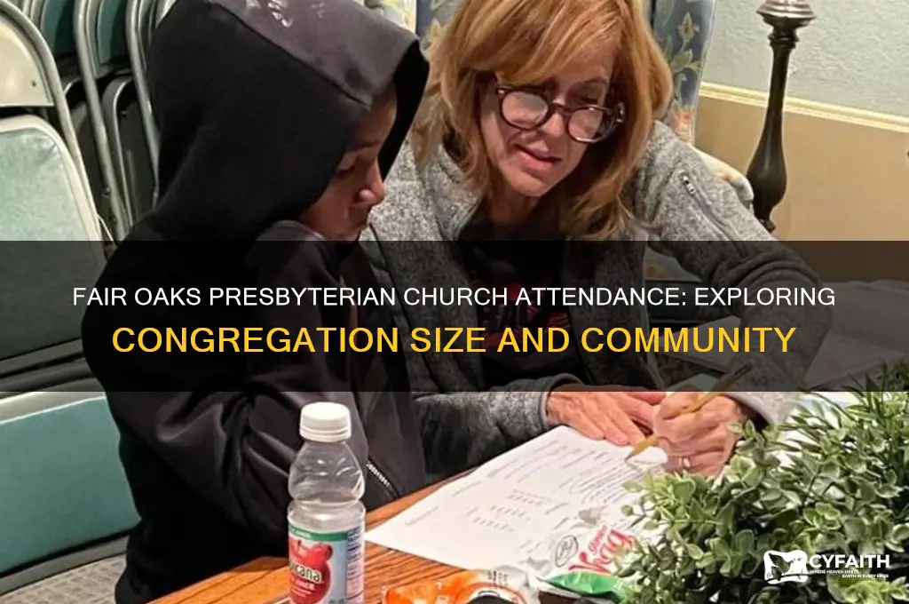how many people attend fair oaks presbyterian church