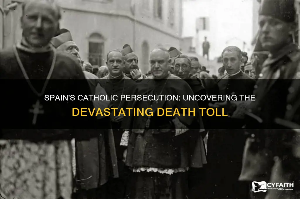 how many people did the catholics in spain kill