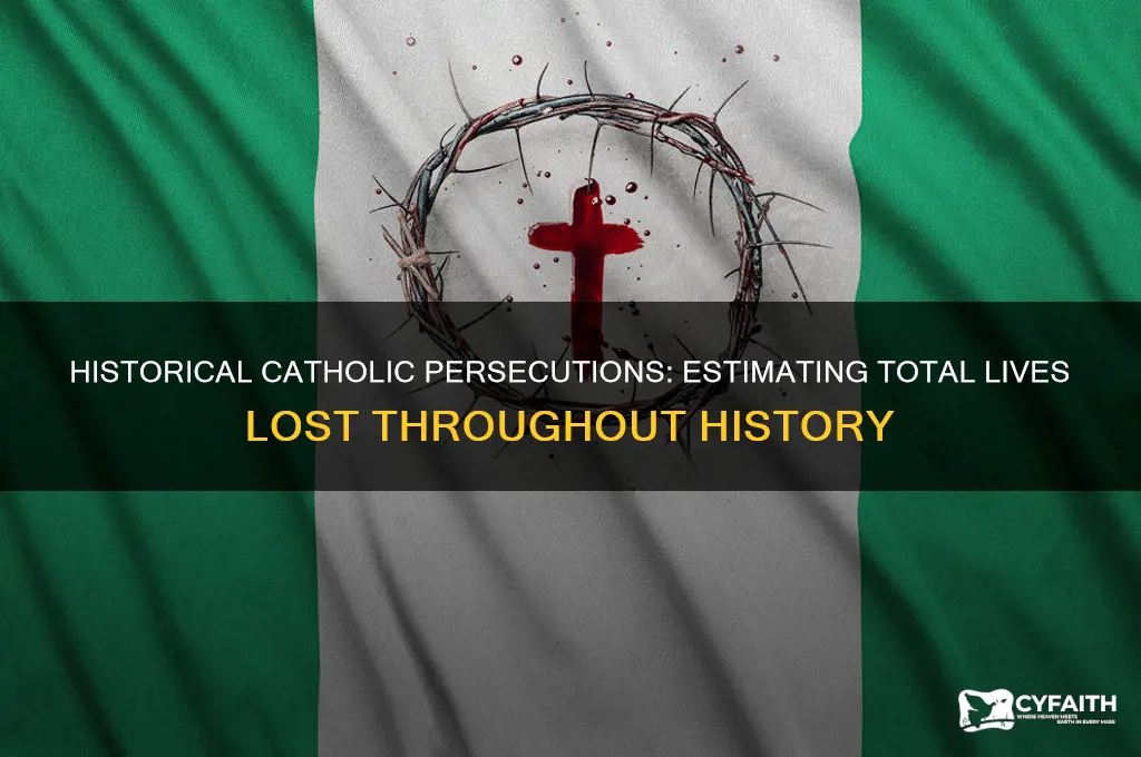 how many people have the catholics killed in total
