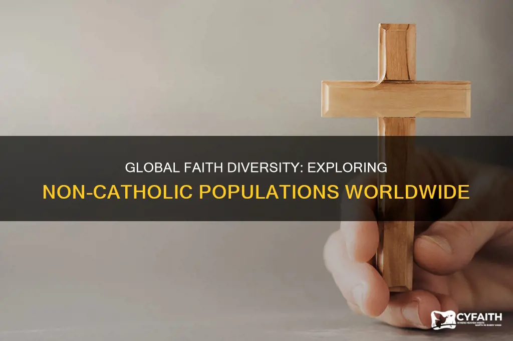 how many people in the world are not catholic