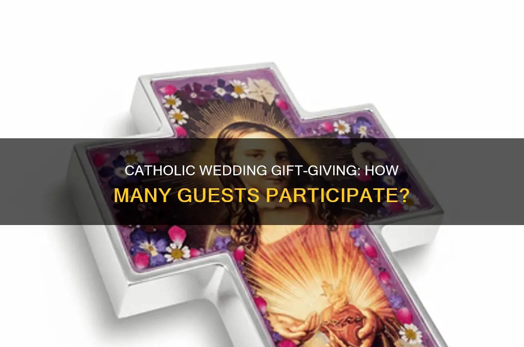 how many people take up gifts in catholic wedding