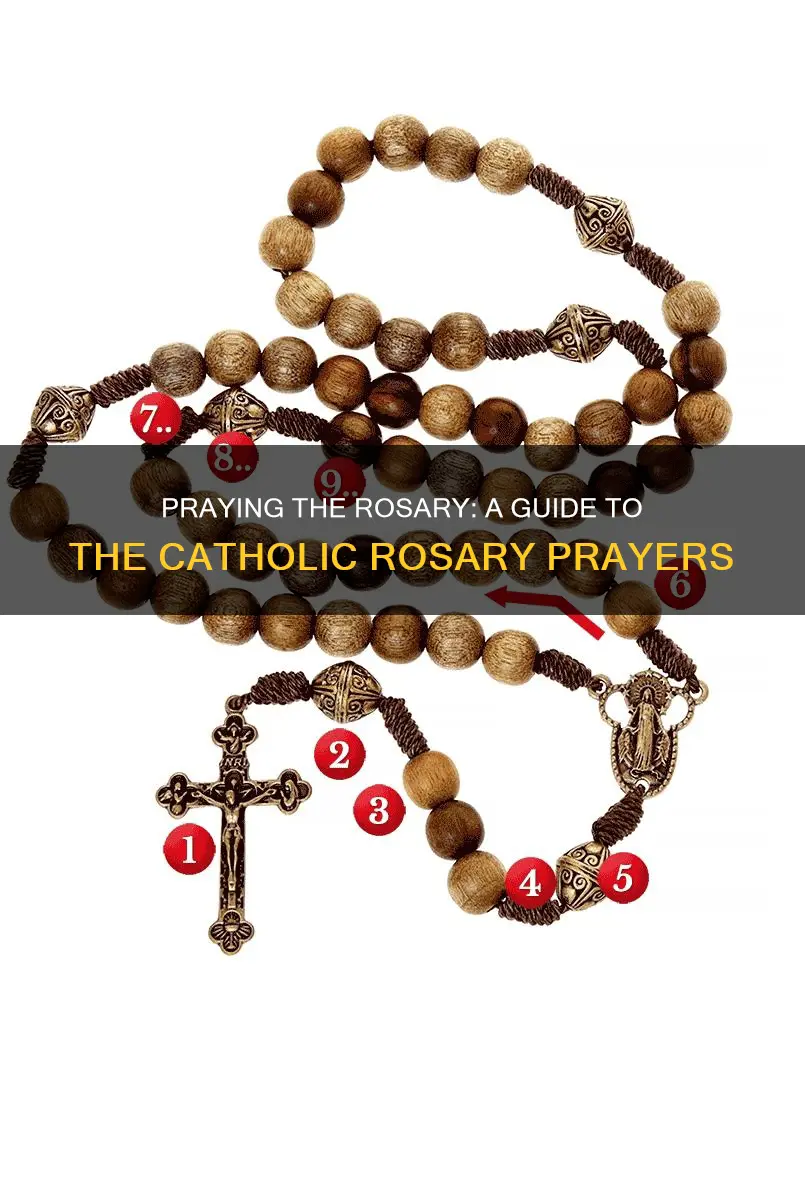 how many prayers in catholic rosary