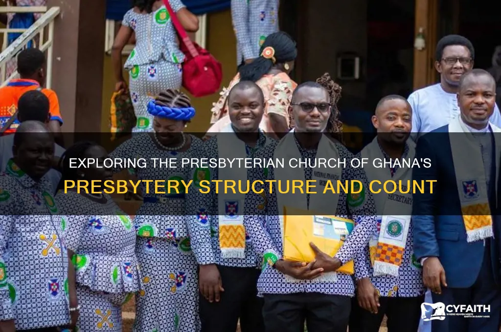 how many presbyteries are in the presbyterian church of ghana