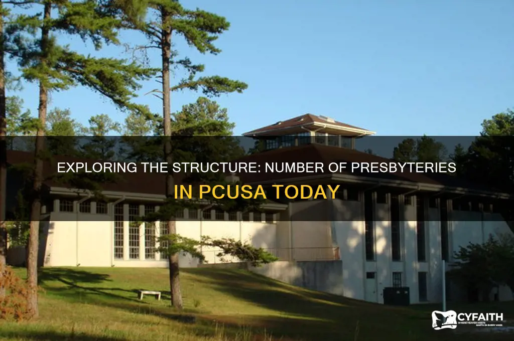 how many presbyteries in pcusa