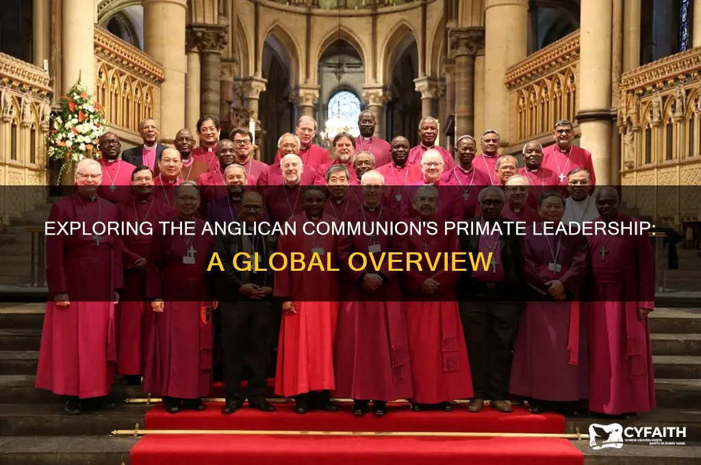 how many primates are there in the anglican communion