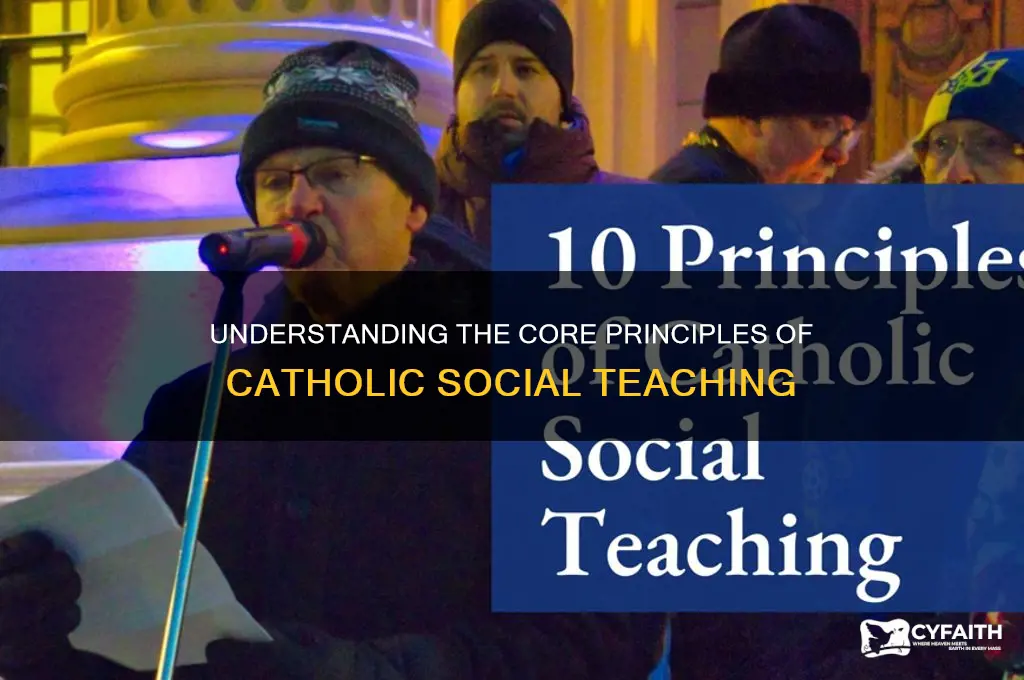 how many principles of catholic social teaching are there