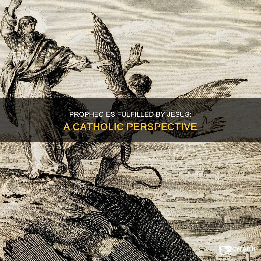 how many prophecies did jesus fulfill catholic