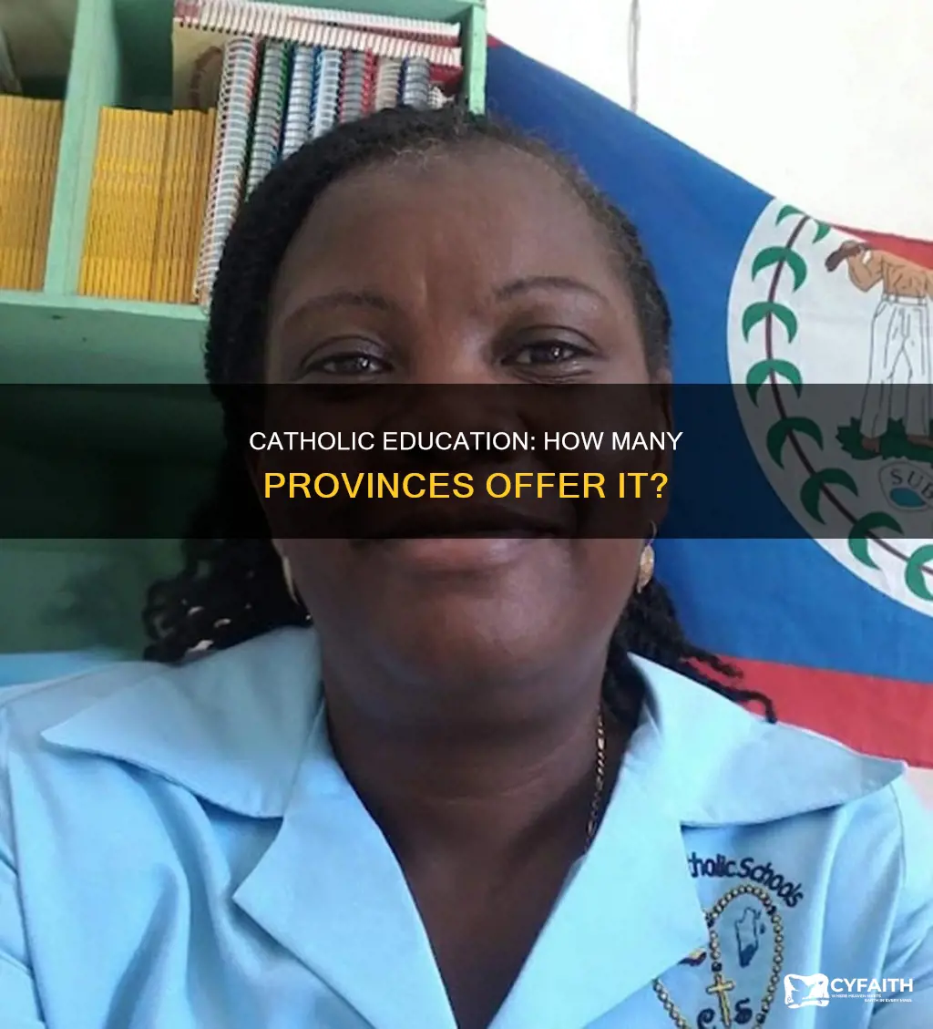 how many provinces have catholic education