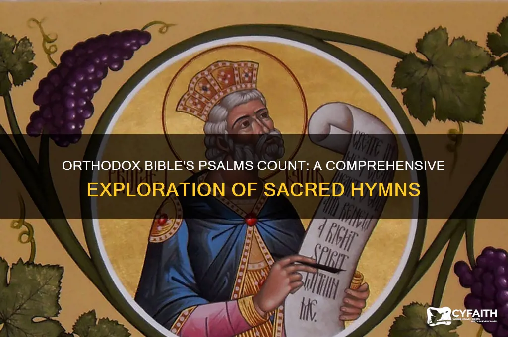 how many psalms in orthodox bib