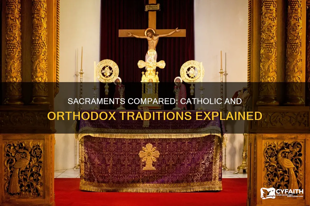how many roman catholic and orthodox sacraments are there
