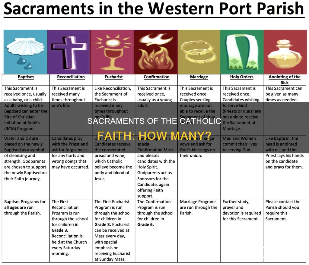 how many sacraments are in the catholic religion