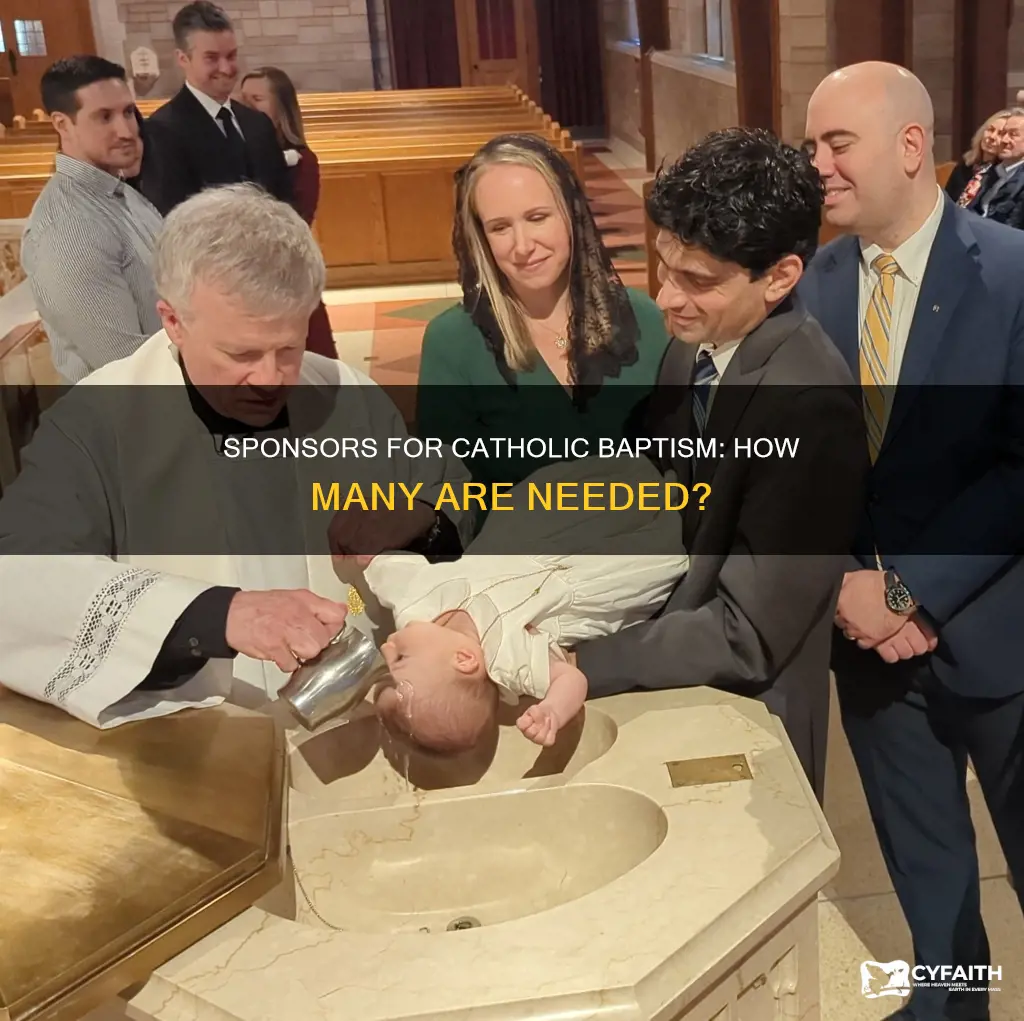 how many sponsors for catholic baptism