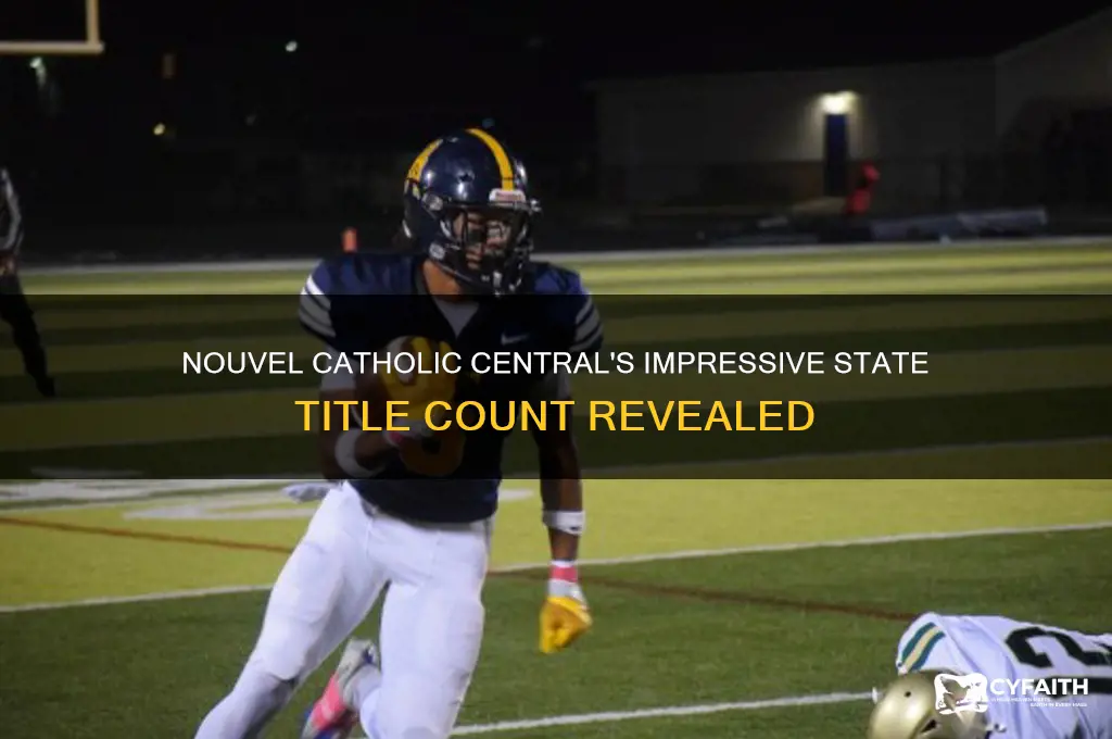 how many state titles does nouvel catholic central have