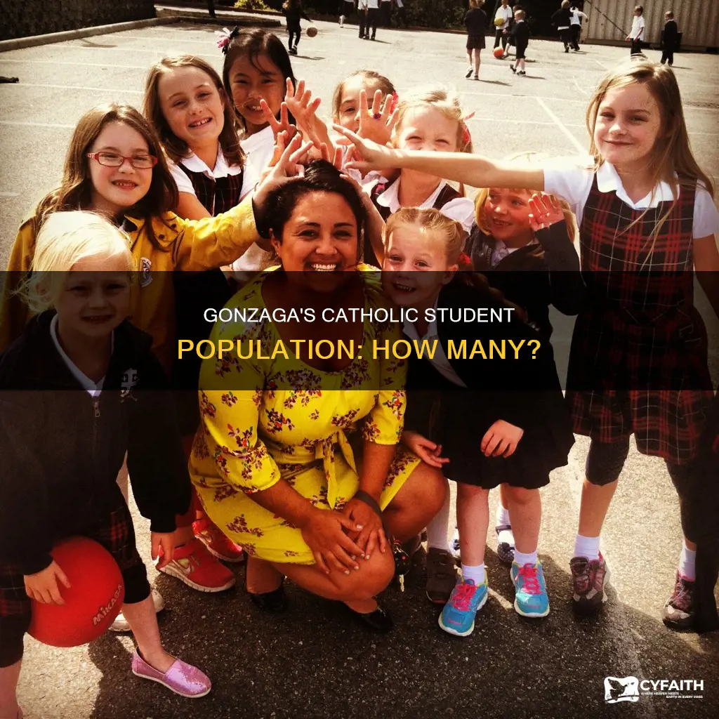how many students at gonzaga are catholic