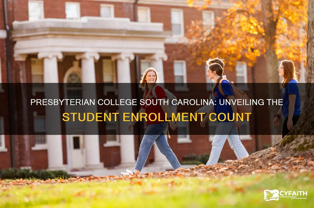 how many students presbyterian college south carolina