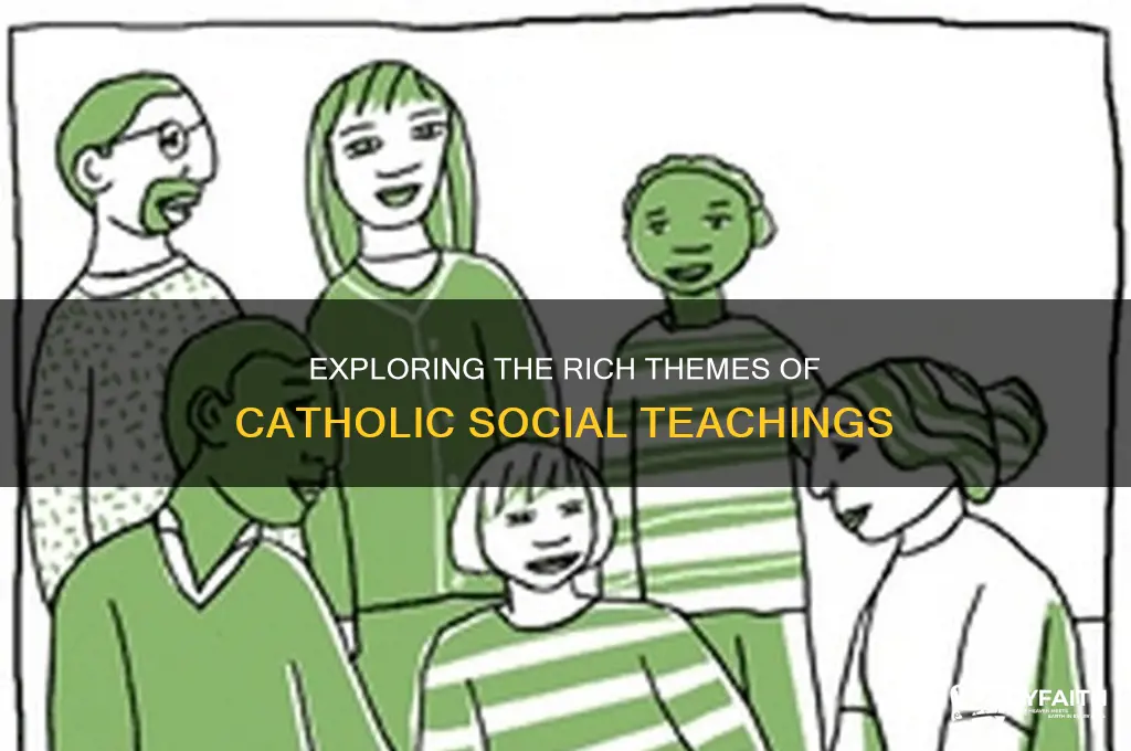 how many themes are there in the catholic social teachings