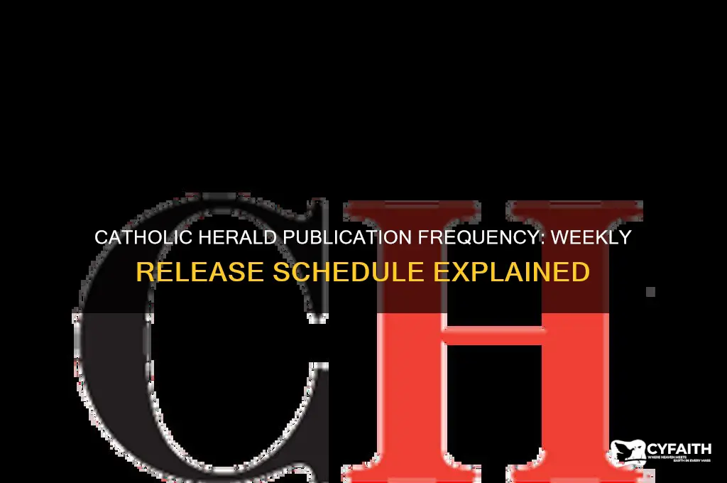 how many times a week is the catholic herald published