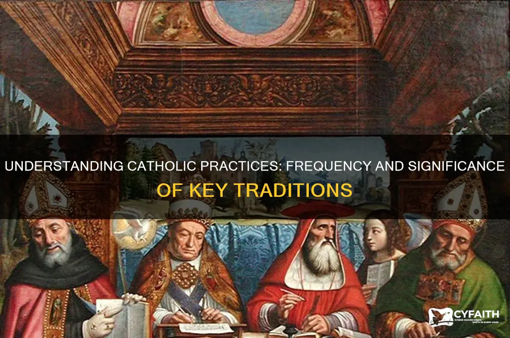 how many times catholics