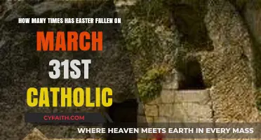 Catholic Easter Dates: How Often March 31st Marks the Celebration