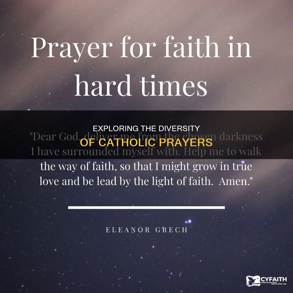 how many types of catholic prayers are there