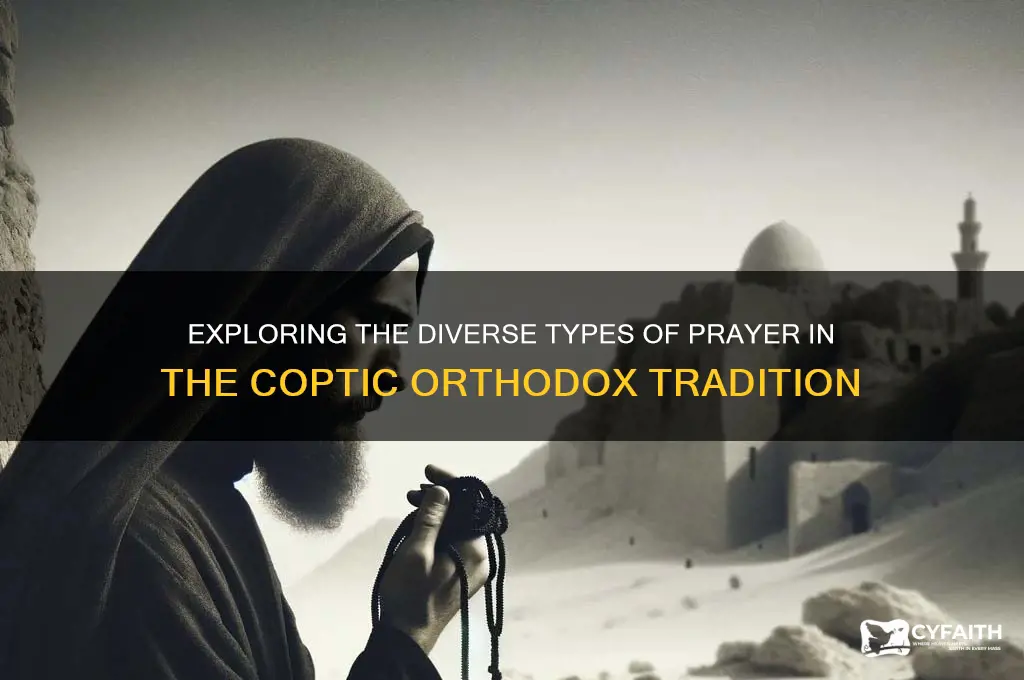 how many types of prayer in coptic orthodox church