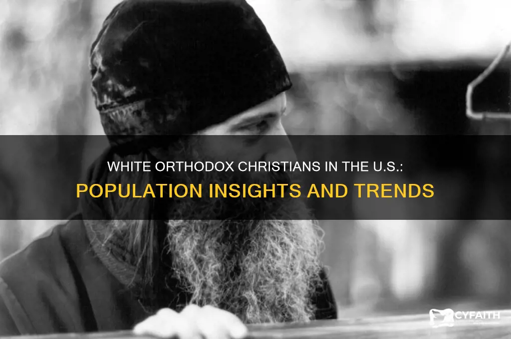 how many white orthodox christians in the united states