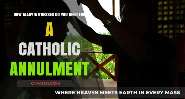 Catholic Annulment Witness Requirements: How Many Are Necessary?